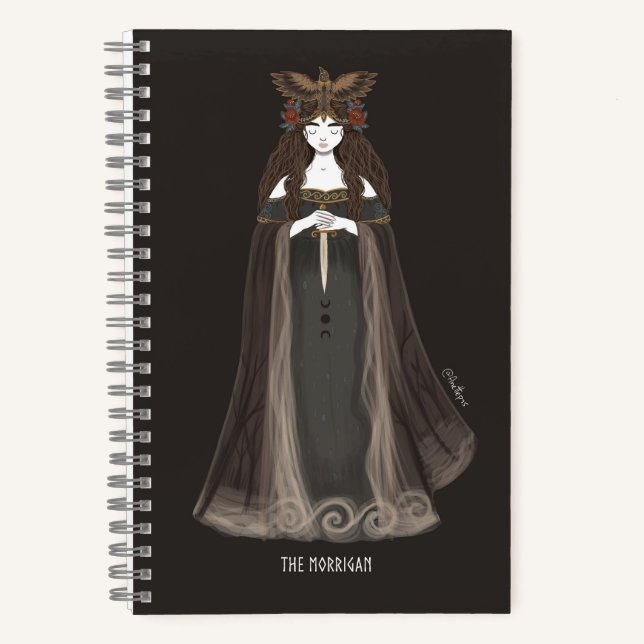Cuaderno El bloc de notas Morrigan A5 (Anverso)