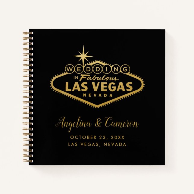 Cuaderno El Boda Casual de Las Vegas (Anverso)