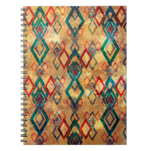Cuaderno El boho étnico desmorona el viejo patrón. Impresió