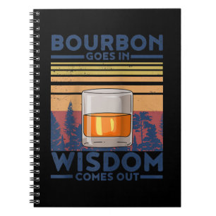 Cuaderno El borbono de whisky sale en sabiduría