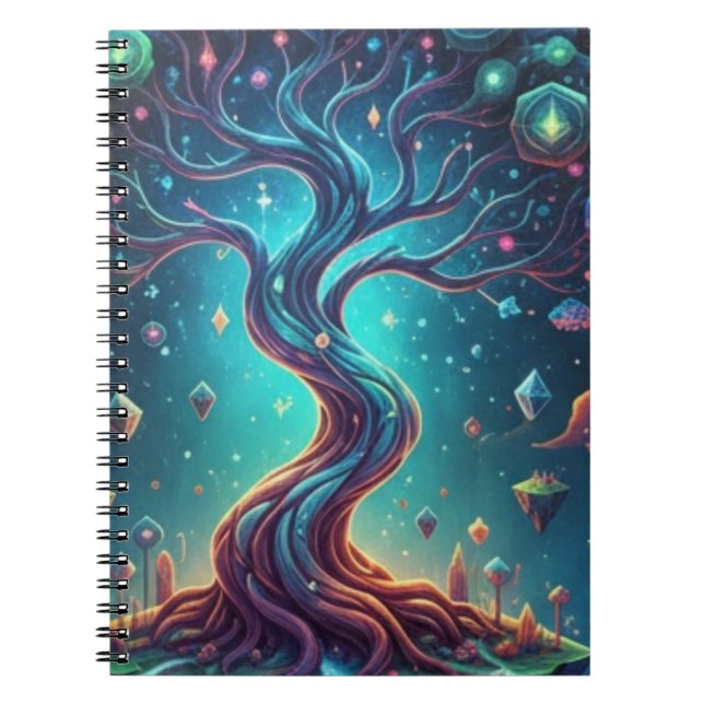 Cuaderno "El bosque fantástico - Travesías imaginarias" (Frente)