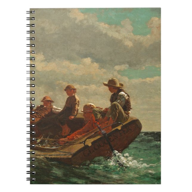 Cuaderno El Breezing encima (un viento justo) de 1873-76 (Frente)