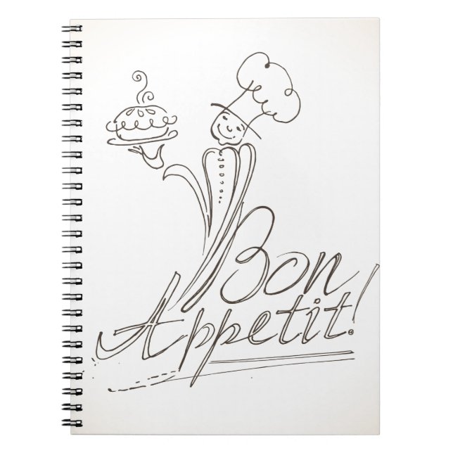 Cuaderno ¡El Buen Chef dice Bon Appetit! (Frente)