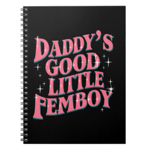 Cuaderno El buen femboy de papá LGBT Orgullo Gay Femboy