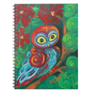 Cuaderno El búho moderno de la pintura