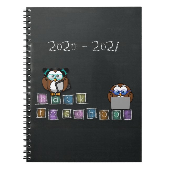 Cuaderno el búho vuelve a la escuela - (Frente)