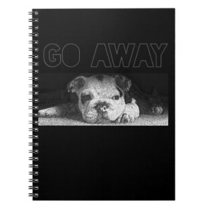 Cuaderno El Bulldog inglés cachorro, la distancia social se