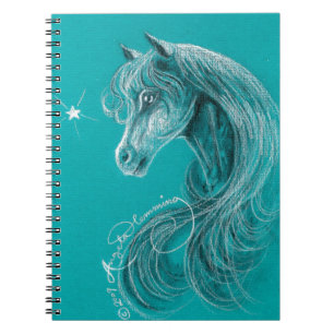 Cuaderno El caballo árabe pensativo