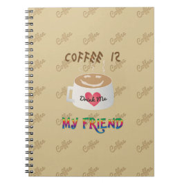 Cuaderno El café es mi amigo