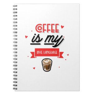 Cuaderno El café es mi lenguaje de amor