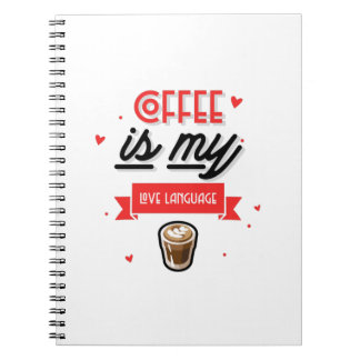 Cuaderno El café es mi lenguaje de amor