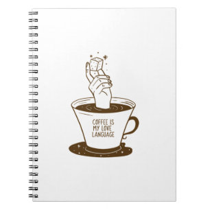 Cuaderno El café es mi lenguaje de amor