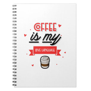 Cuaderno El café es mi lenguaje de amor