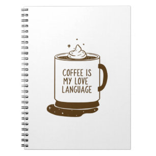 Cuaderno El café es mi lenguaje de amor