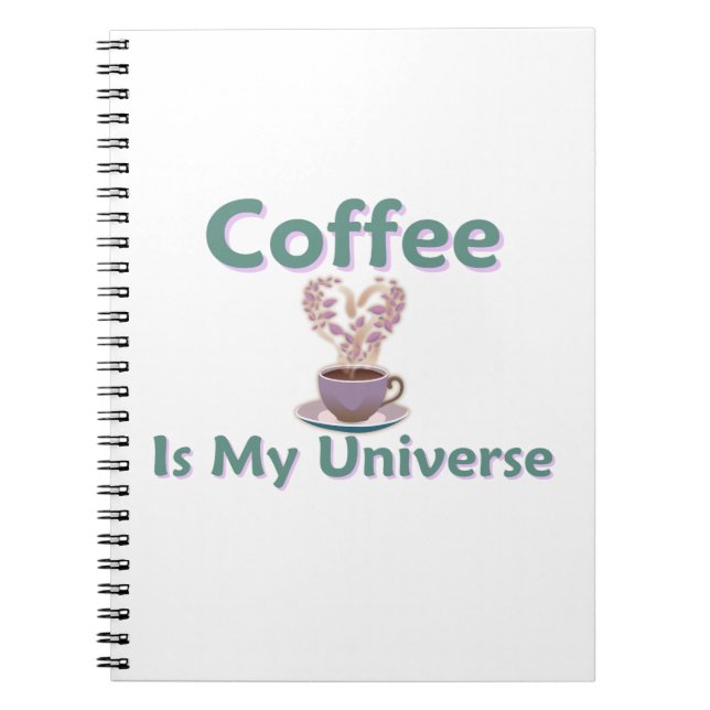 Cuaderno El café es mi universo (Frente)