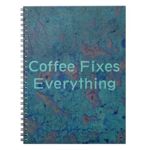 Cuaderno El café fija todo