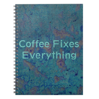 Cuaderno El café fija todo