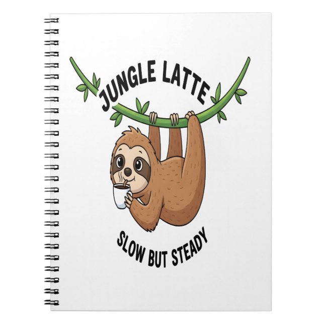 Cuaderno El café matutino de Sloth (Frente)