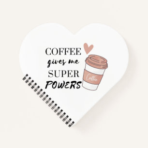 Cuaderno El café me da superpoderes