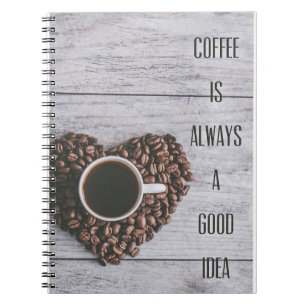 Cuaderno El Café Para Amantes Del Café Es Siempre Una Buena