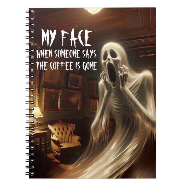 Cuaderno ¡El café se acabó! (Frente)