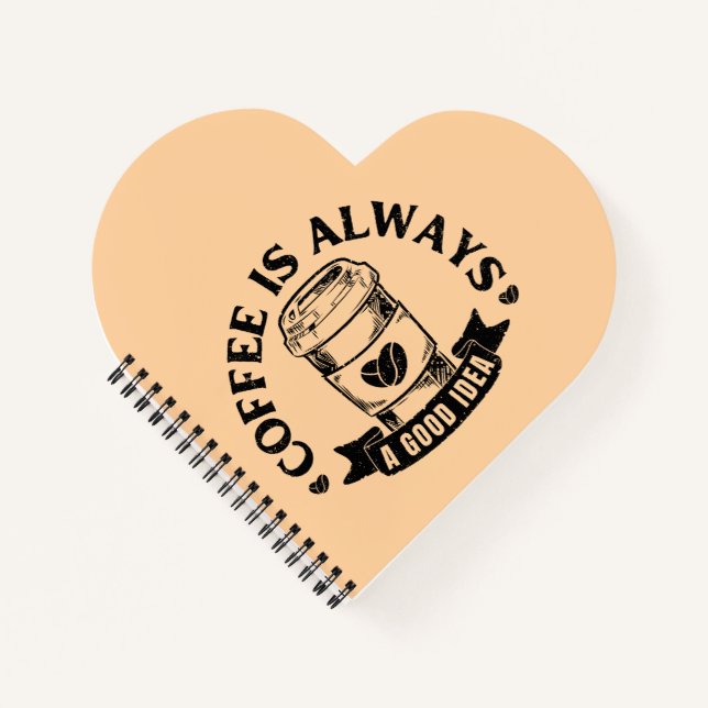 Cuaderno El café siempre es una buena idea (Anverso)