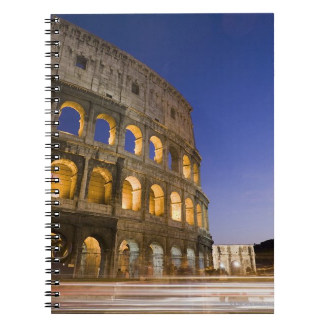 Cuaderno el camampiro del Coliseo iluminado por la noche (Frente)