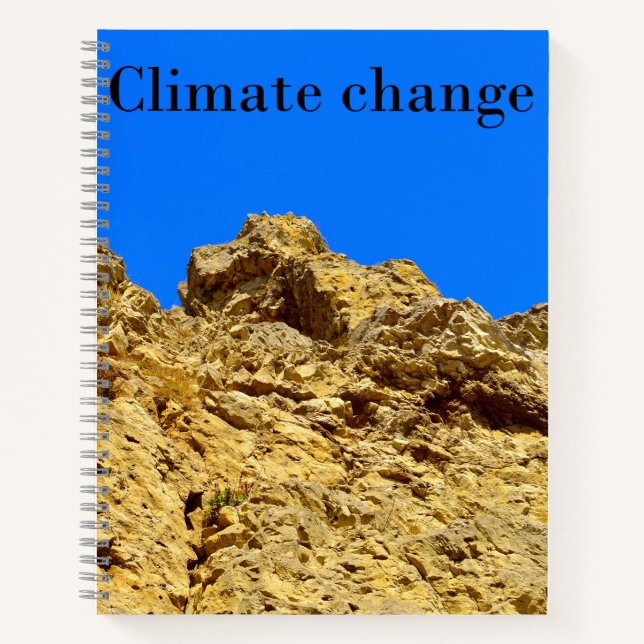 Cuaderno El cambio climático cuida el medio ambiente (Anverso)