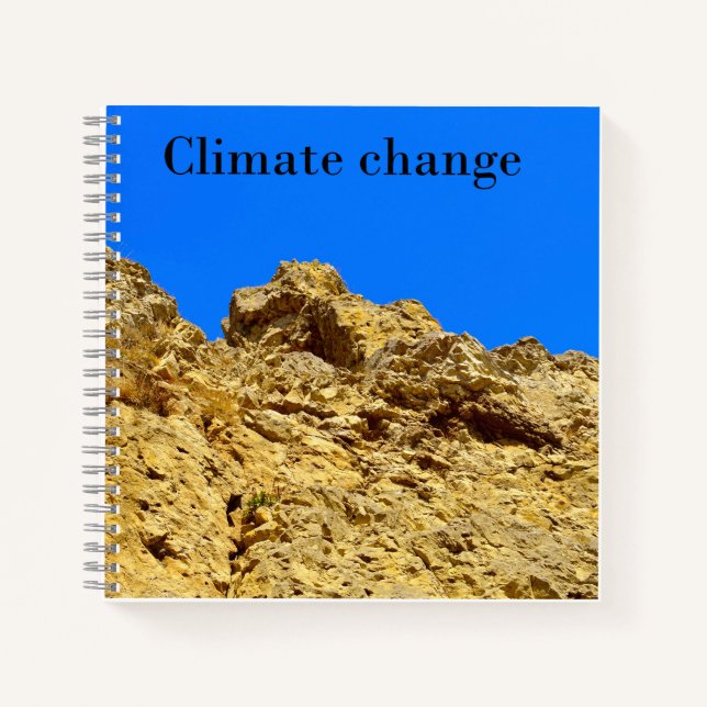 Cuaderno El cambio climático cuida el medio ambiente (Anverso)