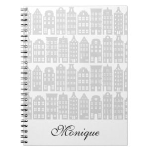 Cuaderno El canal de Amsterdam alberga la plata personaliza