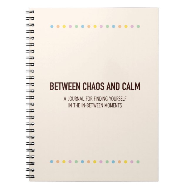 Cuaderno El caos de la revista Mamá y el regalo del Día de  (Frente)