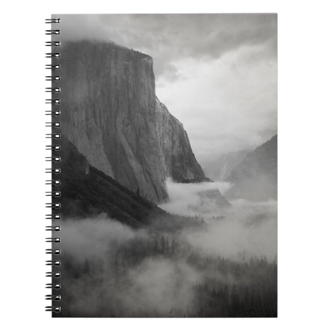Cuaderno El Capitán con niebla arremolinada (Frente)