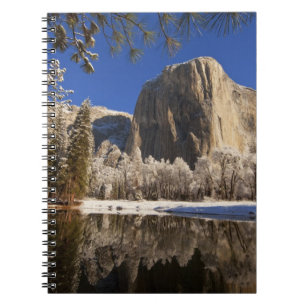 Cuaderno El Capitán se refleja en el río Merced en
