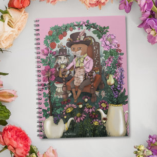 Cuaderno El capricho de la Fox Mad Hatter Alice en el arte 