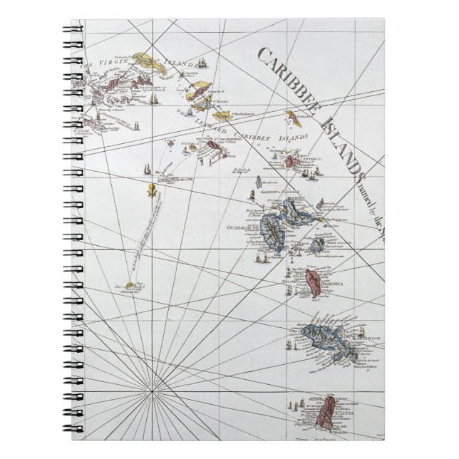 CUADERNO EL CARIBE: MAPA, 1775 (Frente)
