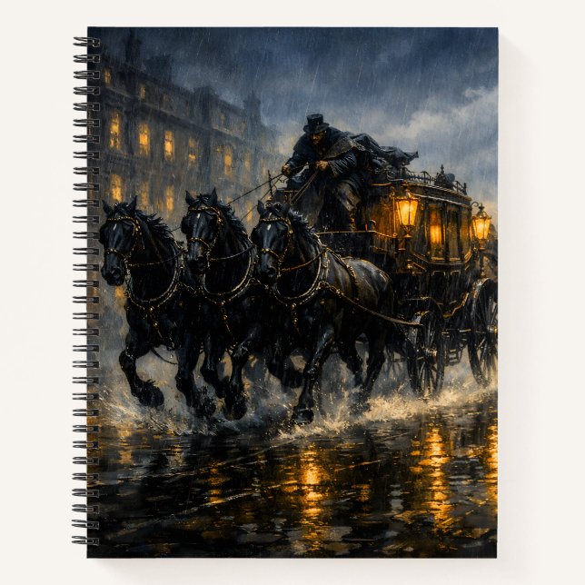 Cuaderno El Carruaje Revenant — Luz de tormenta de los cond (Anverso)