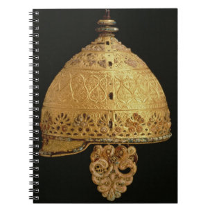 Cuaderno El casco céltico encontró en Agris, Charante, 4t