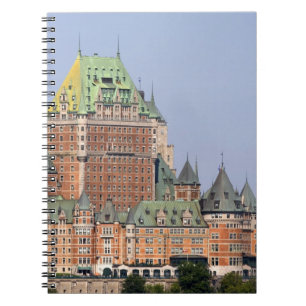 Cuaderno El Chateau Frontenac en Quebec City, Canadá.