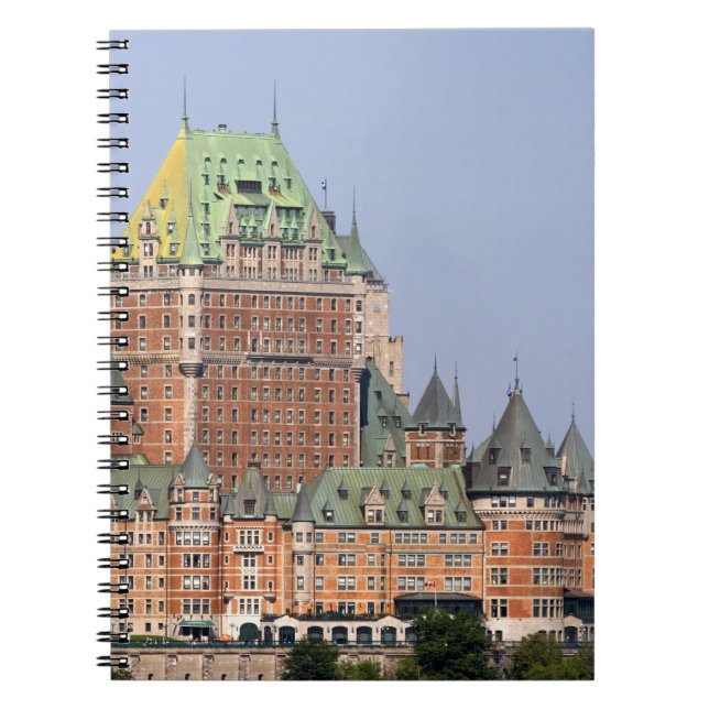 Cuaderno El Chateau Frontenac en Quebec City, Canadá. (Frente)
