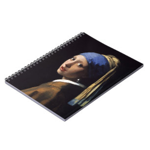 Cuaderno El Chica con una perla por Johannes Vermeer