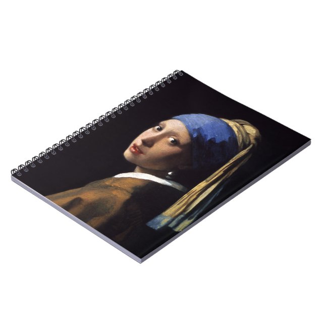 Cuaderno El Chica con una perla por Johannes Vermeer (Lado Izquierdo)