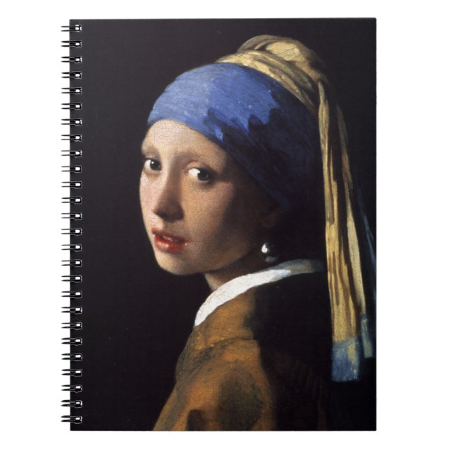 Cuaderno El Chica de Johannes Vermeer con una Perla (Frente)
