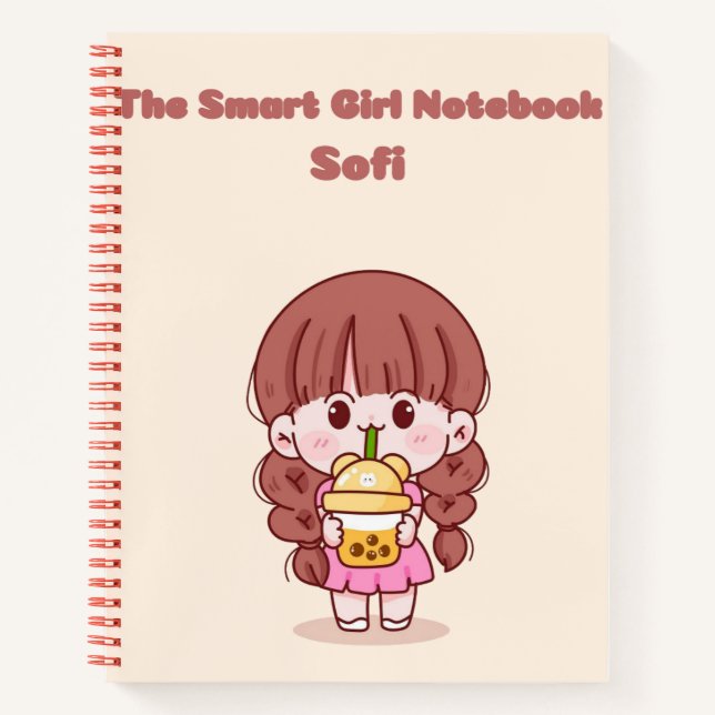 Cuaderno El chica inteligente 💗 ✨ (Anverso)