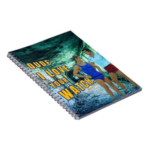 Cuaderno El chico de SlipperyJoe ama tu reloj arte LGBTQIA