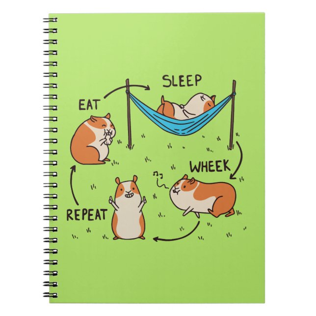 Cuaderno El ciclo vital de un cerdo guineano (Frente)