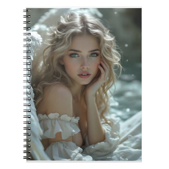 Cuaderno El cielo en sus ojos: Ángel de la maravilla tranqu (Frente)