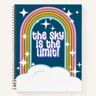 Cuaderno El cielo es el bloc de notas de límite