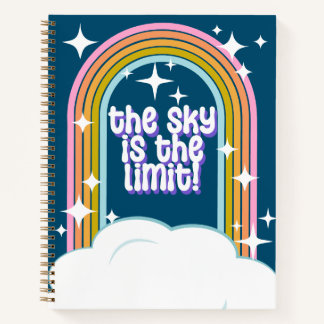 Cuaderno El cielo es el bloc de notas de límite