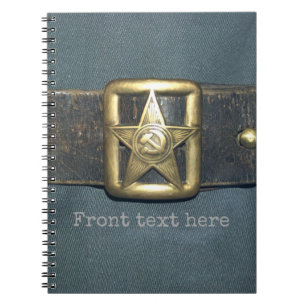Cuaderno El CINTURÓN del OFICIAL del ejército rojo del RSF