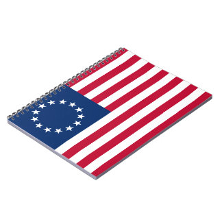 Cuaderno El círculo de las estrellas, la bandera estadounid